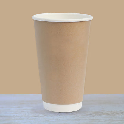 18オンス 540ml 二重断熱紙コップ クラフト