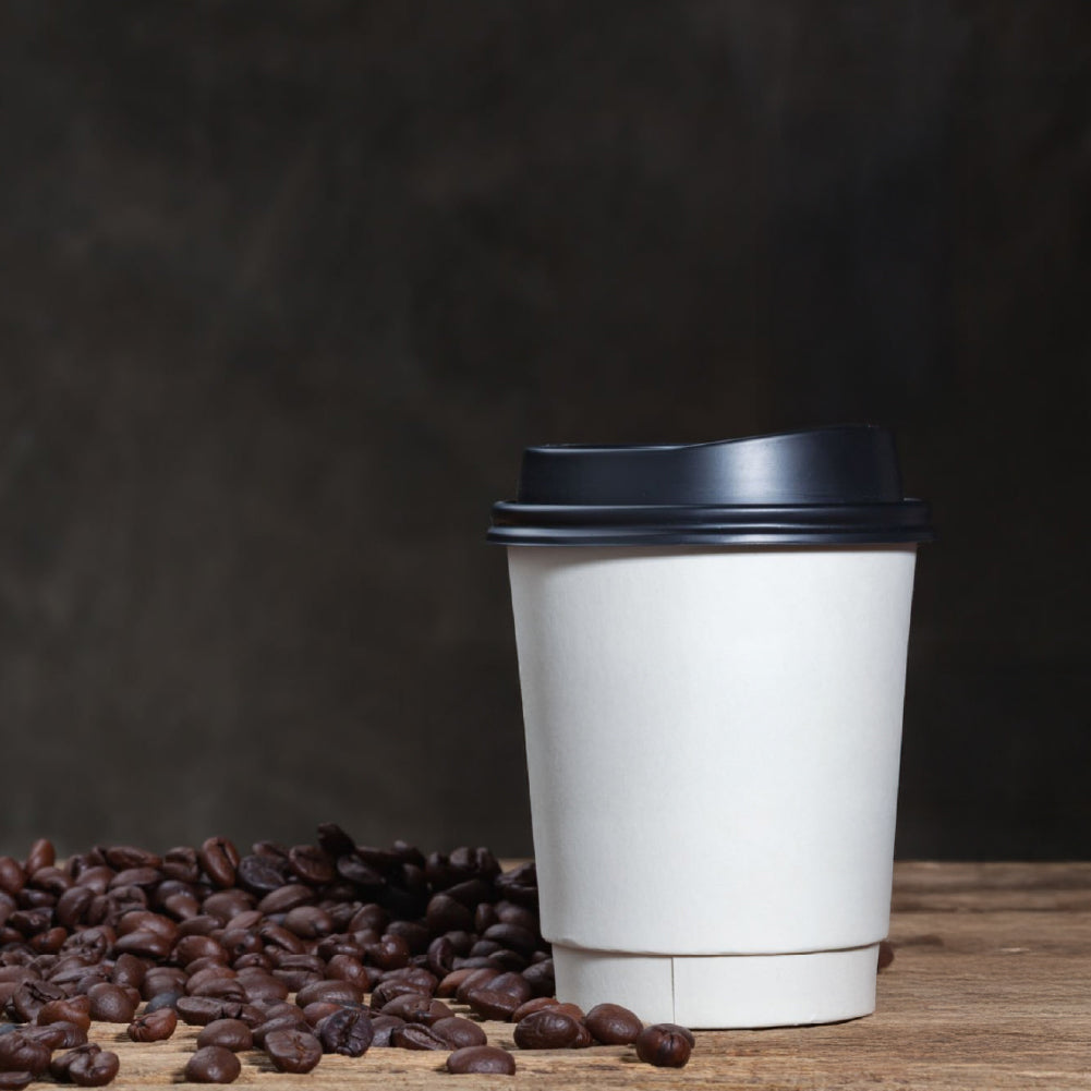 6オンス 180ml 二重断熱紙コップ ホワイト